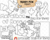 Terry Fox ClipArt - Marathon of Hope - Canadian Cancer Research Activist