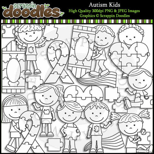 Autism Awareness Clip Art