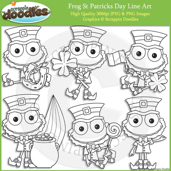 Frog St Patricks Day