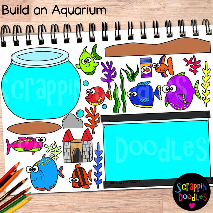 Build an Aquarium Clip Art tropical fish