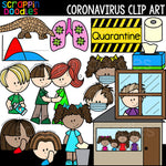 Coronavirus Clipart Covid 19 Commercial Use Corona Virus