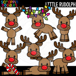 Little Rudolph Clip Art