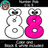 Number Pals Clip Art People with eyes