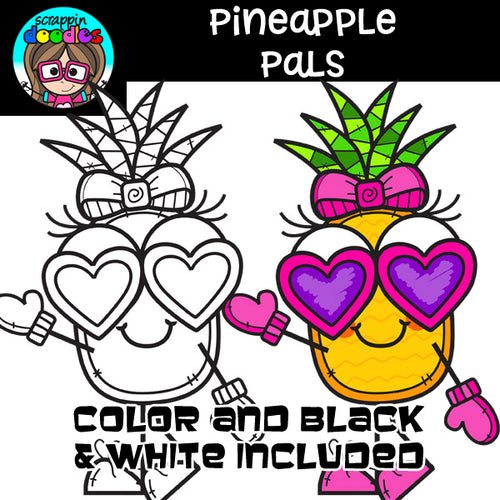 Pineapple Pals Clip Art