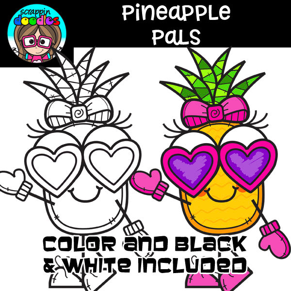 Pineapple Pals Clip Art