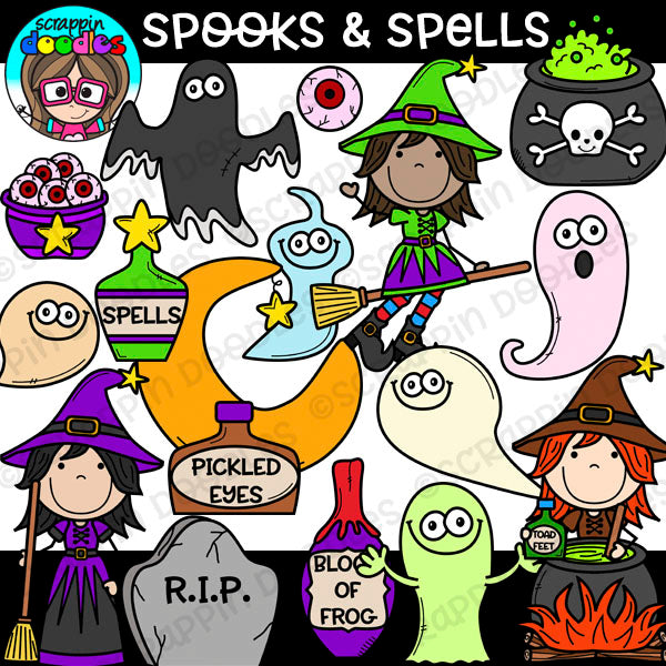 Spooks & Spells Clipart