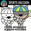 Sports Raccoon Clip Art