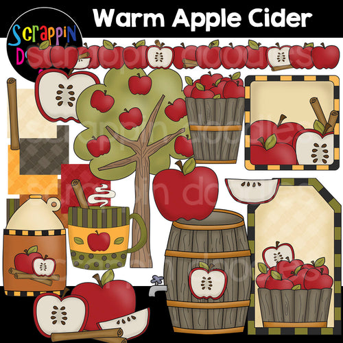 Warm Apple Cider Clip Art autumn apples