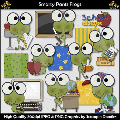 Smarty Pants Frogs Clip Art Download