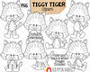 Tiggy Tiger ClipArt Bundle - Commercial Use PNG