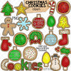 Christmas Cookies Clip Art - Ginger Bread - Sugar Cookie - Icing - Making Cookies - Commercial Use PNG Sublimation