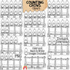 Counting Crows ClipArt - Autumn Crow on Fence Counting - Seasonal Math Graphics - Commercial Use PNG