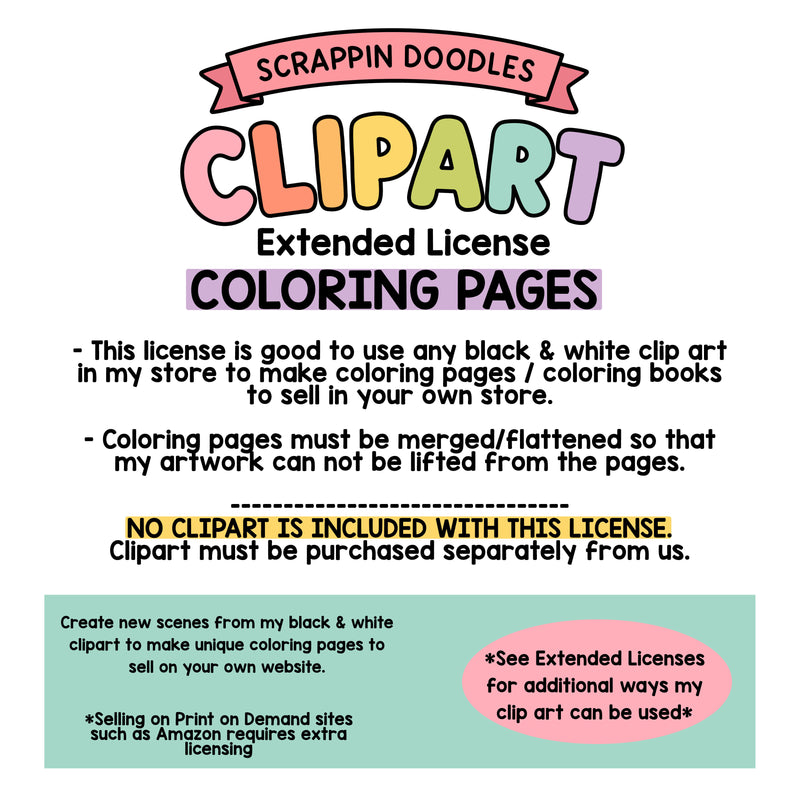 Coloring Pages Extended License