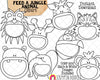 Feed A Jungle Animal Clip Art - Commercial Use PNG