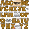 Gingerbread Alphabet ClipArt - Gingerbread Cookie Letters Clip Art - Numbers - Math Signs - Punctuation - Instant Download Sublimation Graphics