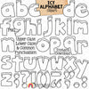 Icy Alphabet ClipArt - Snowy Ice Letters Clip Art - Numbers - Punctuation - PNG Graphics - Math Signs - Instant Download Sublimation Graphics