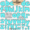 Icy Alphabet ClipArt - Snowy Ice Letters Clip Art - Numbers - Punctuation - PNG Graphics - Math Signs - Instant Download Sublimation Graphics