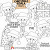 Koala ClipArt - Cute Christmas Holiday Koala Bears Graphics - Commercial Use - PNG