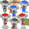 Koala ClipArt - Cute Graduation Koala Bears Graphics - Commercial Use PNG