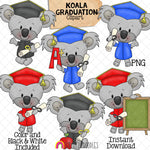 Koala ClipArt Bundle - Koala Bears Graphics - Commercial Use PNG