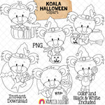 Koala ClipArt Bundle - Koala Bears Graphics - Commercial Use PNG