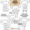 Koala ClipArt Bundle - Koala Bears Graphics - Commercial Use PNG