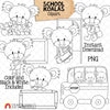 Koala ClipArt - Cute School Koala Bears Graphics - Commercial Use - PNG