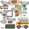 Koala ClipArt Bundle - Koala Bears Graphics - Commercial Use PNG