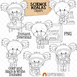 Koala ClipArt - School Science Koala Bears Graphics - Commercial Use PNG