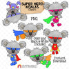 Koala ClipArt Bundle - Koala Bears Graphics - Commercial Use PNG