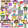 Leap Year Clip Art - Leap Day Kids Clipart - February 29th PNG - Commercial Use PNG Sublimation