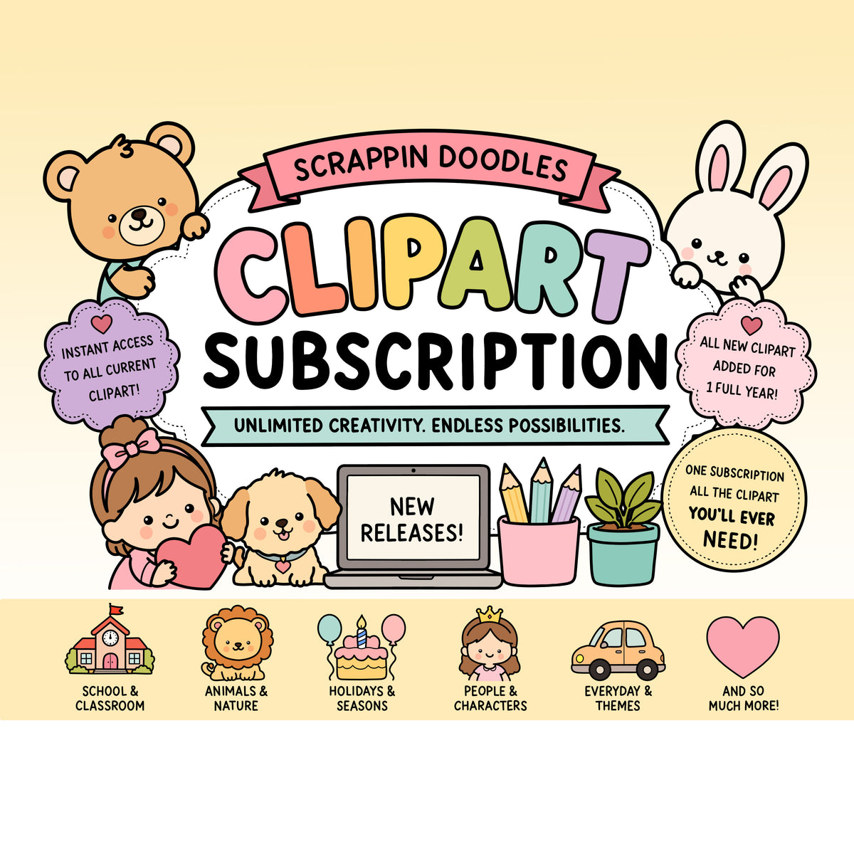 Yearly ClipArt Subscription