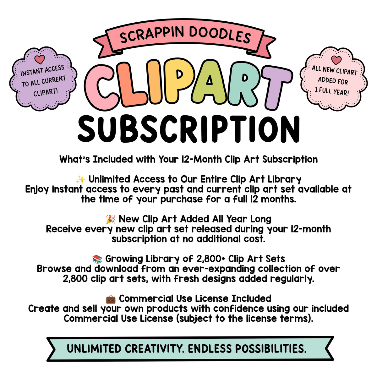 Yearly ClipArt Subscription