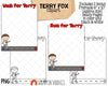 Terry Fox ClipArt - Marathon of Hope - Canadian Cancer Research Activist - Commercial Use PNG