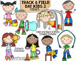 Track and Field Kids 2 - School Tabloid Day - Commercial Use PNG Clip Art