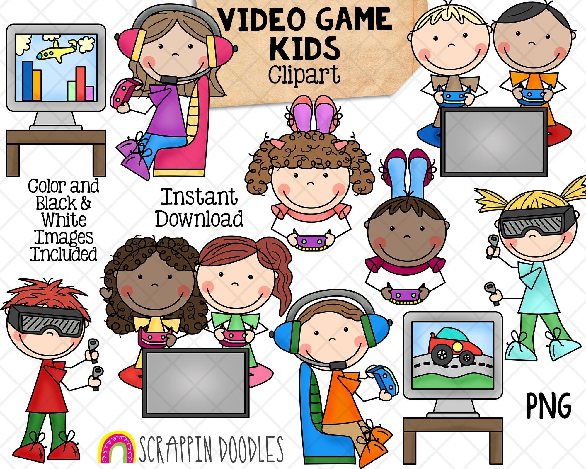 Clipart Game Players