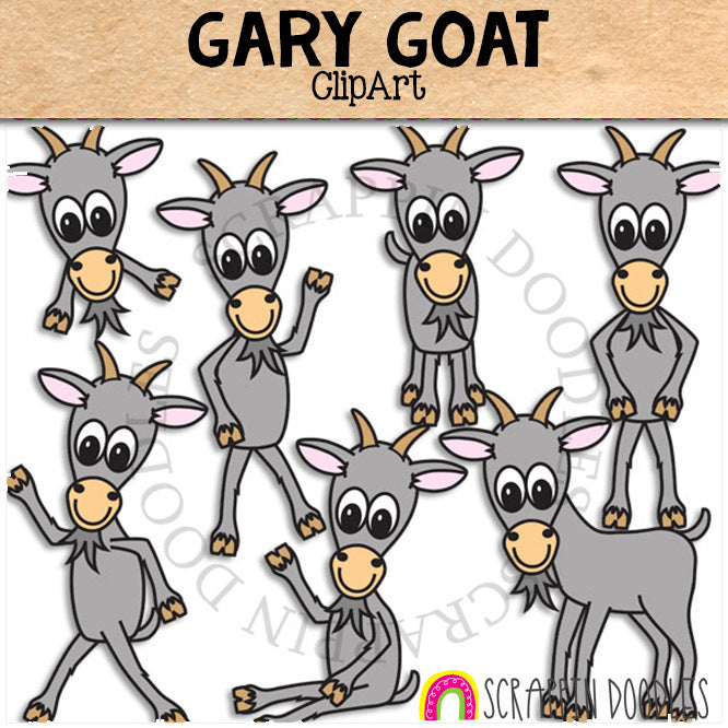 Farm Animal ClipArt Bundle - Pig - Cow - Horse - Chicken - Sheep - Cow - Commercial Use - PNG