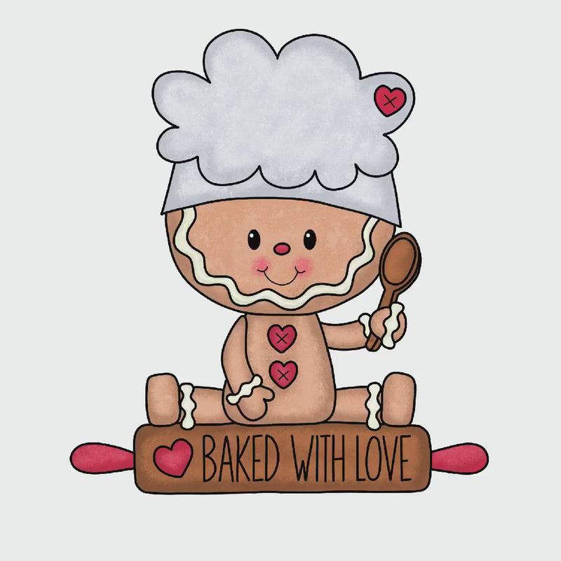 Gingerbread Baker Procreate Stamps and Bonus Brushes