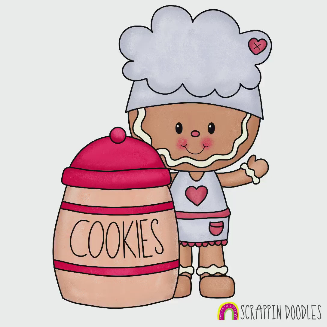 Gingerbread Baker Procreate Stamps and Bonus Brushes