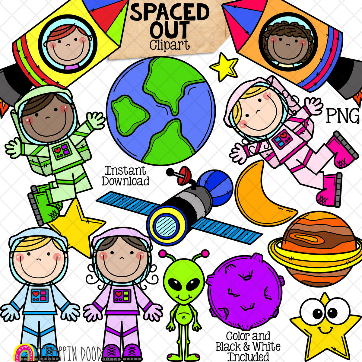 Variety Bundle #1 - Avocado - Big Foot - Slime - Llama - Lemons - Bees - Water Park - Space - Coconut -Pineapple - Chameleon - Kiddos - CU PNG Sublimation