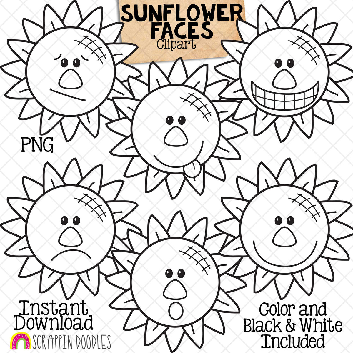 Fall Faces Bundle - Autumn Facial Expressions - Acorn - Apple - Leaf - Owl - Pumpkin - Scarecrow - Squirrel - Sunflower - CU PNG Sublimation