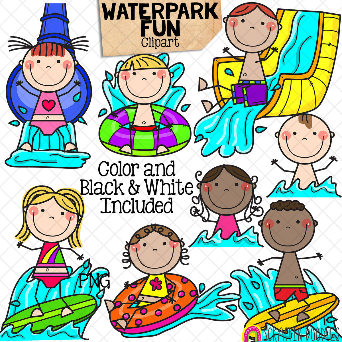 Variety Bundle #1 - Avocado - Big Foot - Slime - Llama - Lemons - Bees - Water Park - Space - Coconut -Pineapple - Chameleon - Kiddos - CU PNG Sublimation