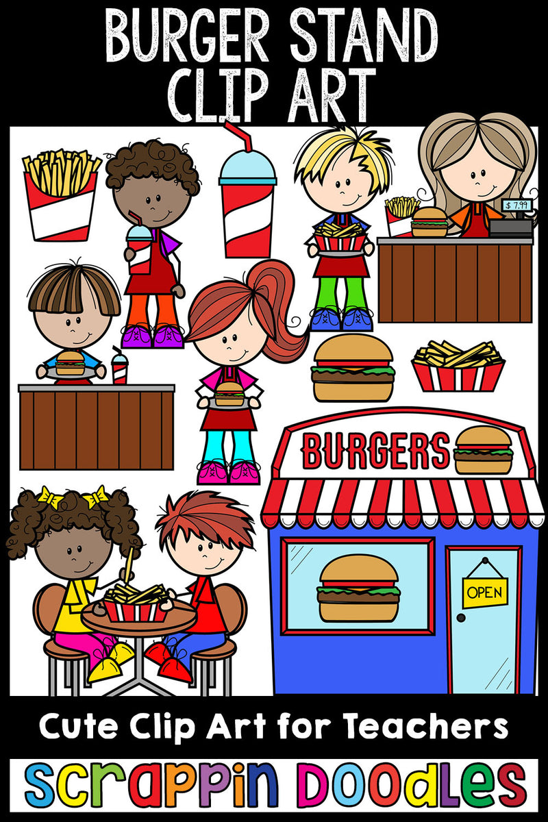 Burger Stand Clip Art Fast Food