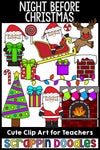 Night Before Christmas Clip Art Christmas Eve Graphics Illustrations