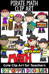 Pirate Math Clip Art School Commercial Use