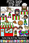 Pizza Shop Clip Art Fast Food Commercial Use