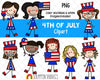 Doodle Kids Clipart Bundle - Doodle Boys and Girls Bundle 1