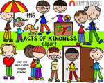 Doodle Kids Clipart Bundle - Doodle Boys and Girls Bundle 1