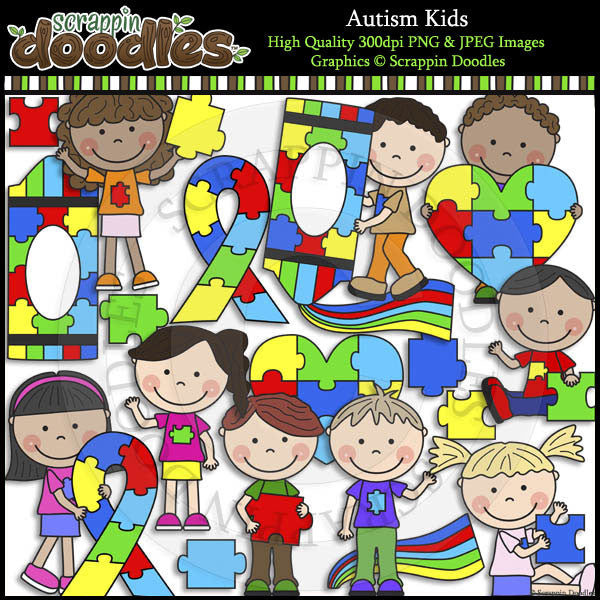 Autism Awareness Clip Art