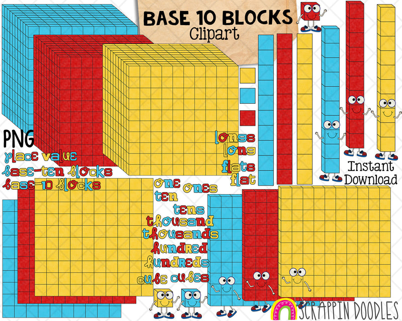 Math Blocks Clipart